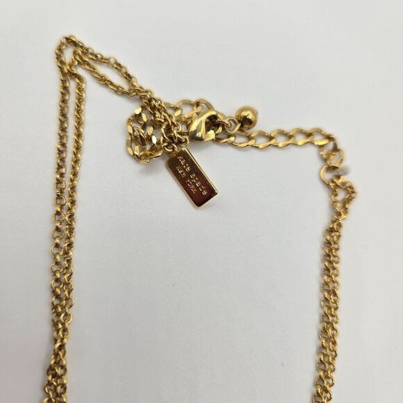 Kate Spade Pearly Delight Strand Pendant Necklace OORU1447 Cream Gold Tone - Picture 5 of 5